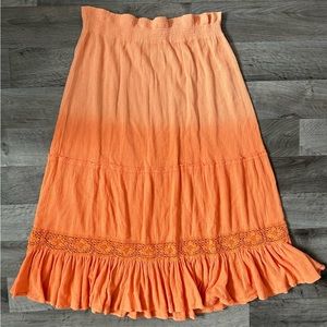 Orange Ombré Skirt